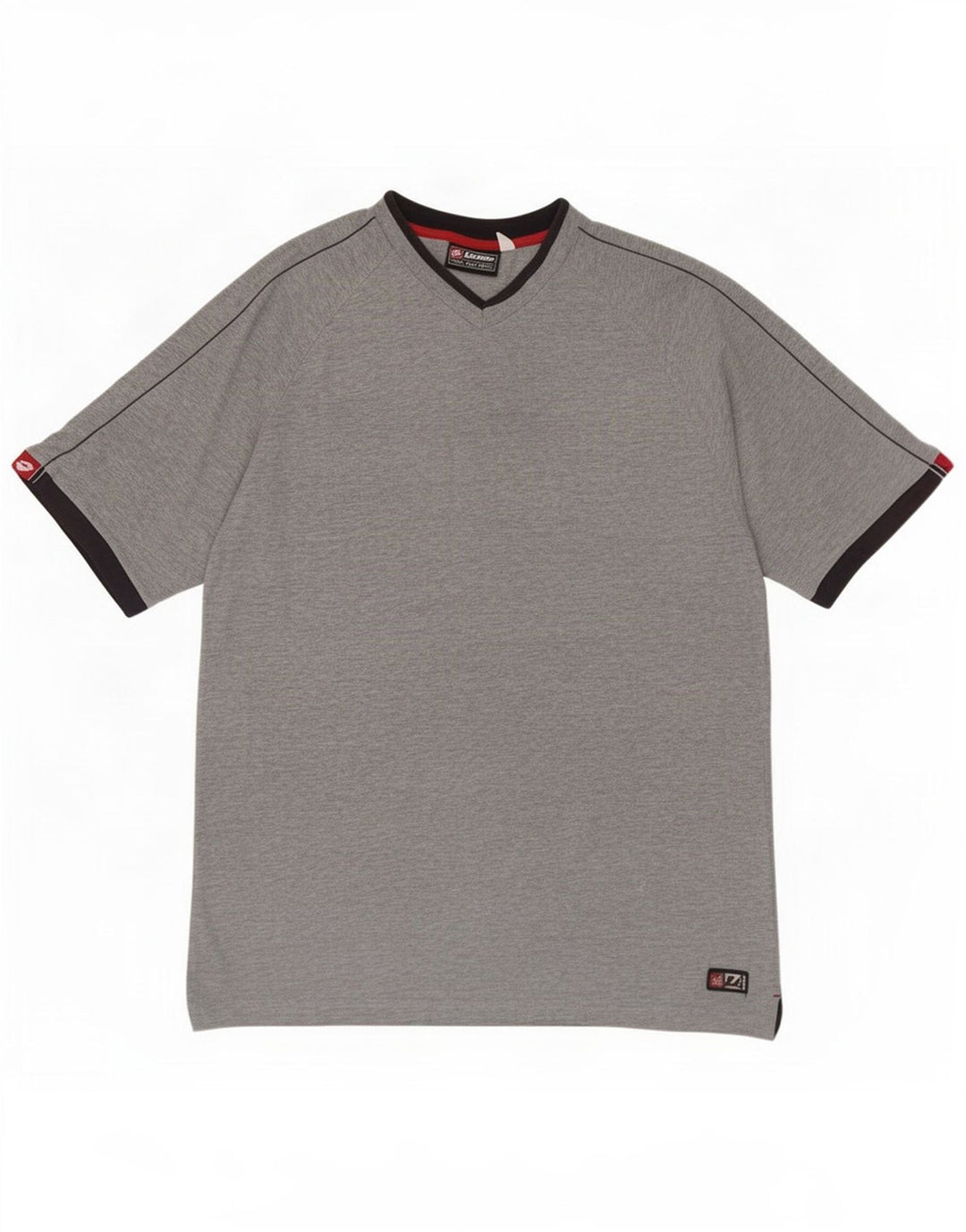 Camiseta masculina Lotto Top grande algodão cinza