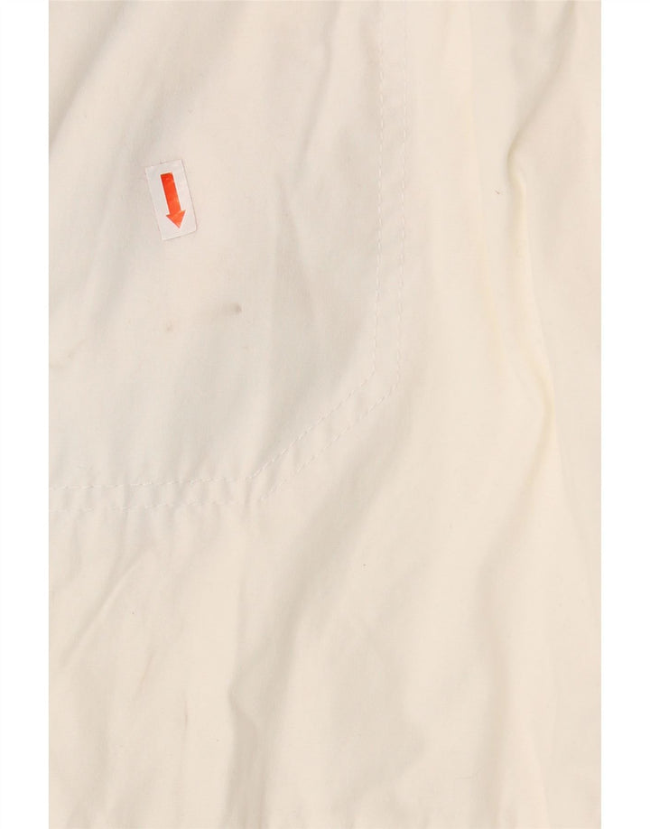 Shorts chino feminino Nike UK 8 pequeno W30 algodão branco