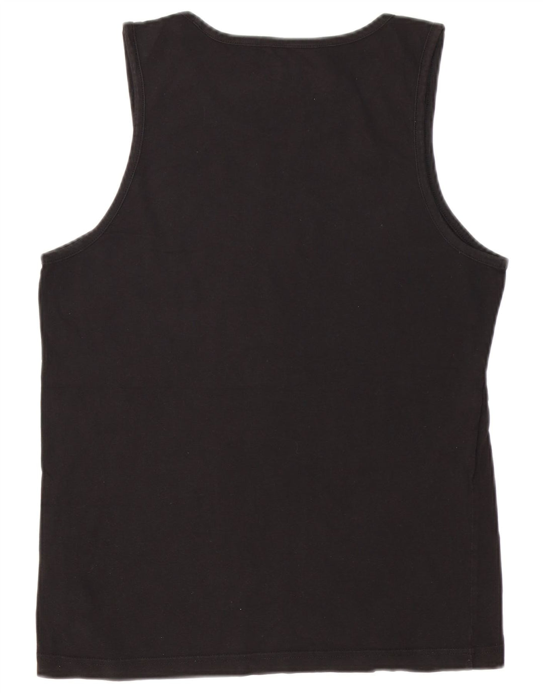 Puma Mens Graphic Vest Top Pequeno Algodão Preto