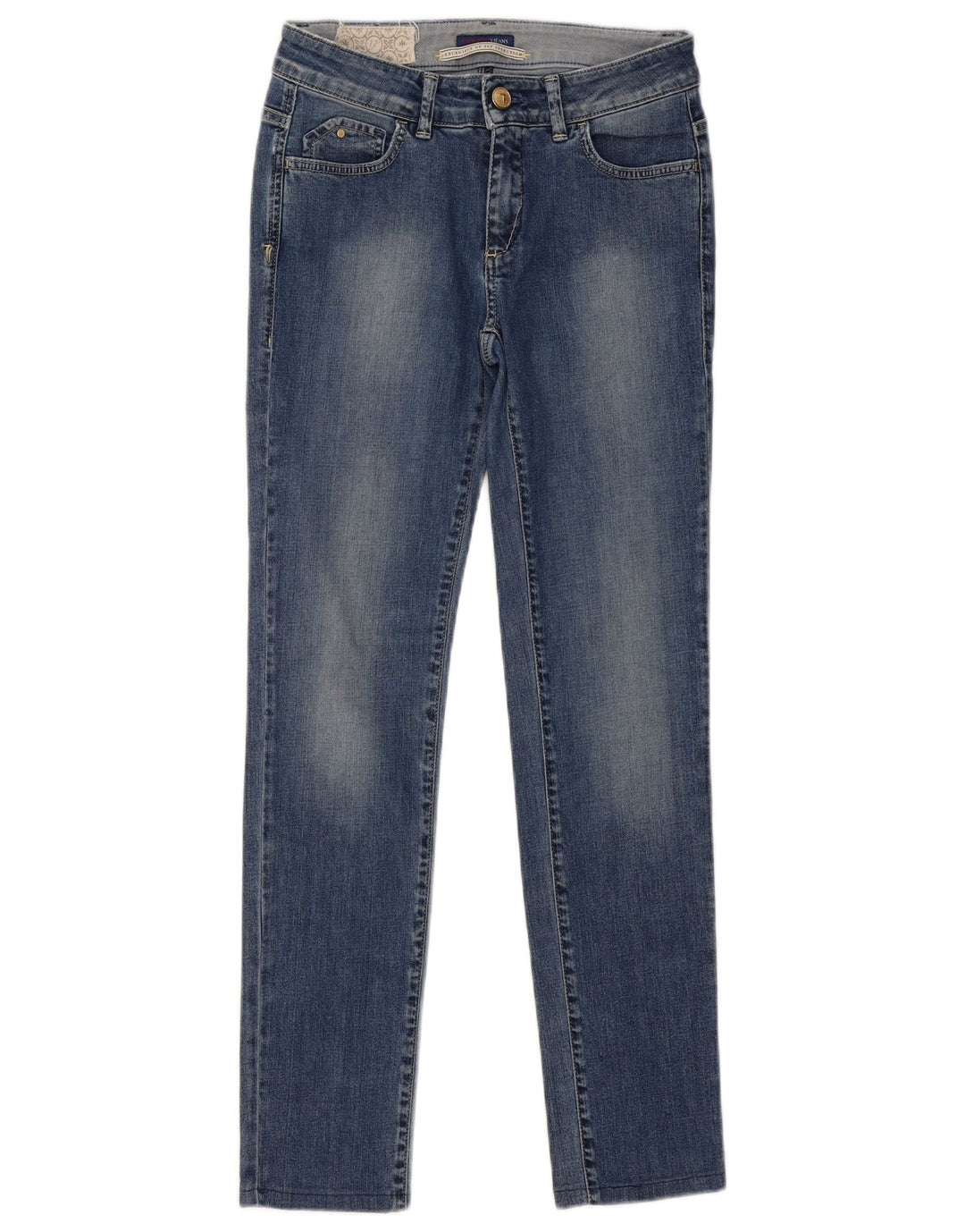 Jeans skinny feminino TRUSSARDI W28 L29 azul