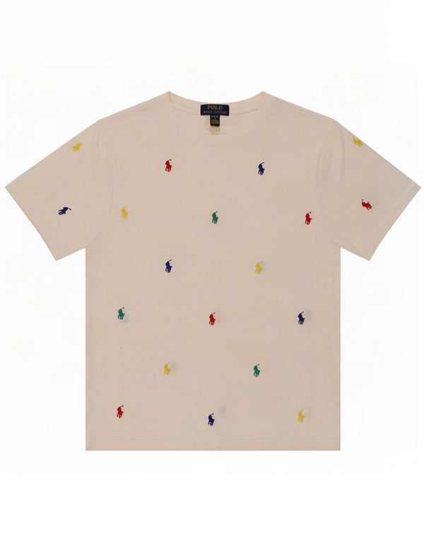Camiseta Polo Ralph Lauren Boys Graphic 14-15 Anos Grande Branco