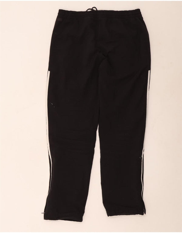 Calça de treino feminina Adidas UK 38/40 médio preto poliéster esportivo
