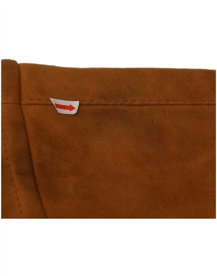 Jaqueta feminina vintage com capuz Shearling EU 44 XL Bege Shearling