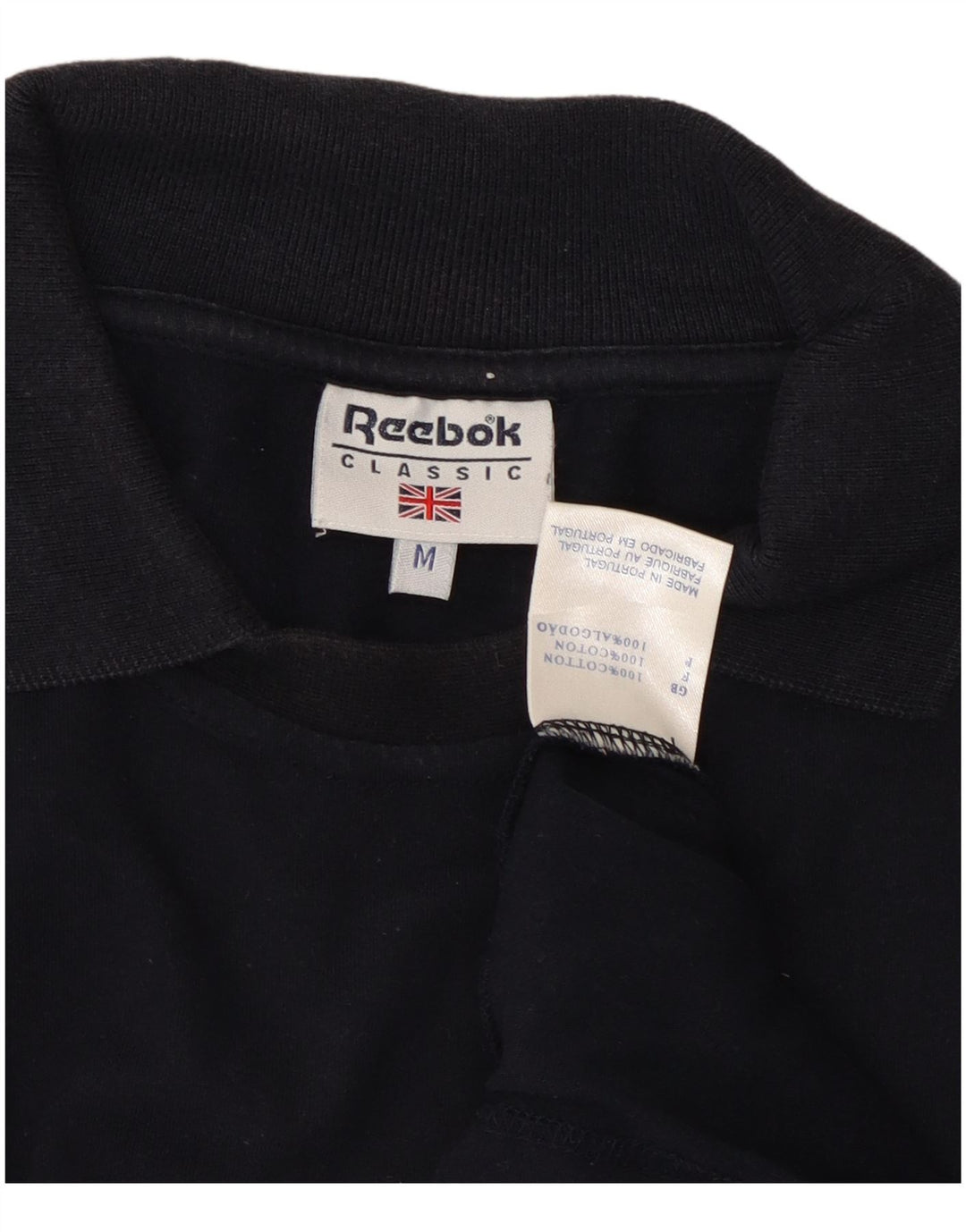 Camisa polo masculina REEBOK Classic Fit médio algodão azul marinho
