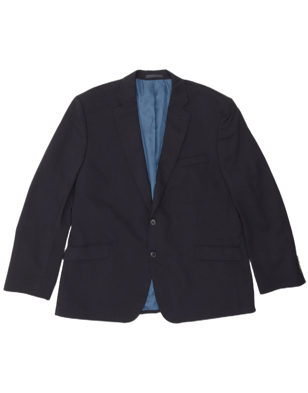 Jaqueta blazer masculina de 2 botões Marks & Spencer Reino Unido 38 médio azul marinho clássico