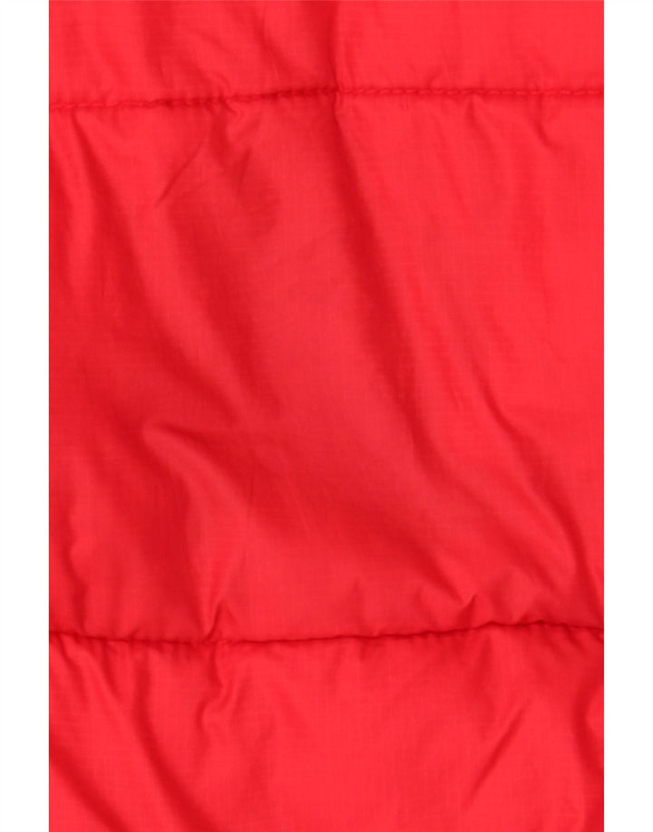 Jaqueta acolchoada Columbia Boys 14-15 anos grande poliéster colorblock vermelho