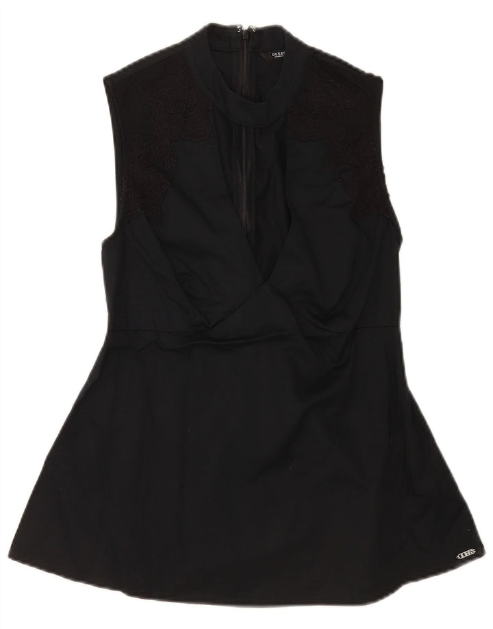Blusa feminina sem mangas Guess UK 6 XS preta