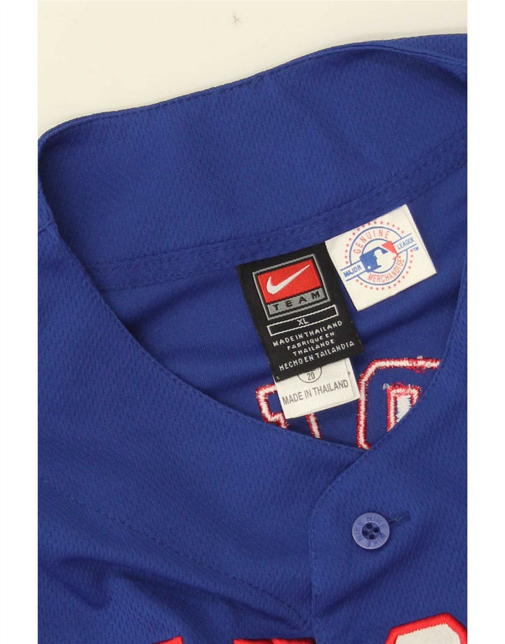 Top Nike Boys Rangers Graphic Jersey 13-14 Anos XL Azul Poliéster