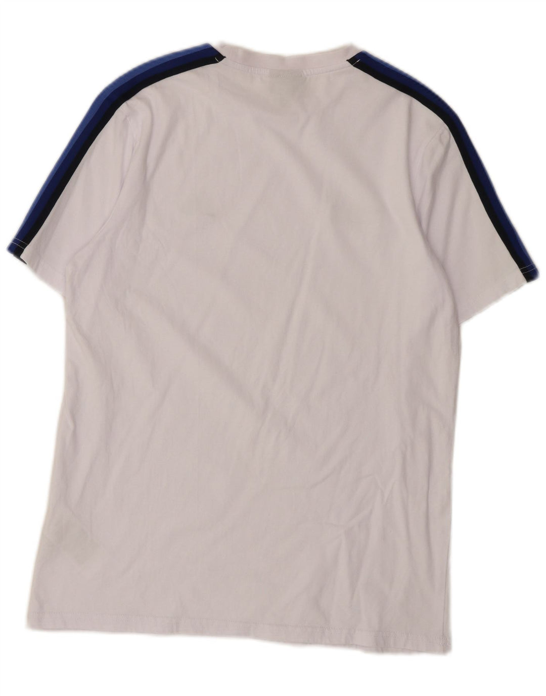 Camiseta masculina Ellesse Top grande de algodão colorido branco