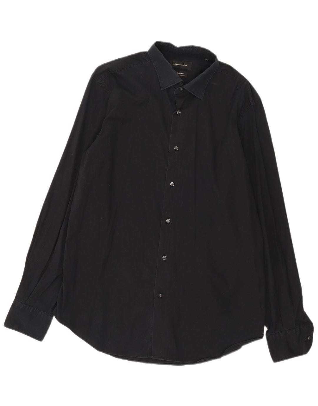Camisa masculina Slim Fit Massimo Dutti XL preta