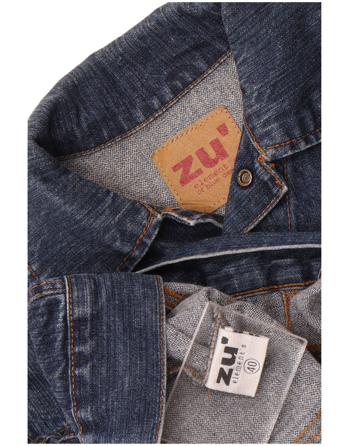 Jaqueta jeans feminina Zu Elements IT 40 algodão azul pequeno