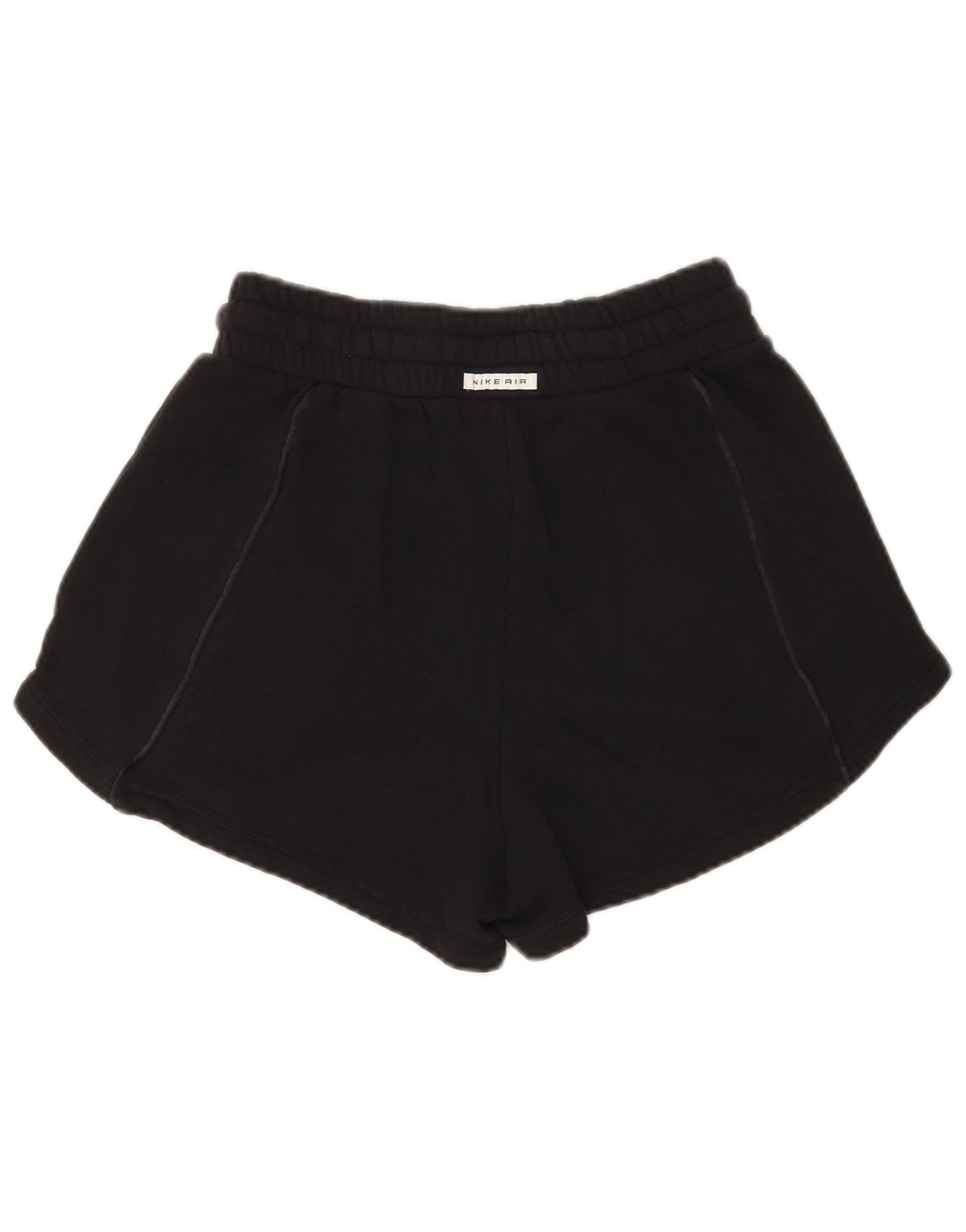 Shorts esportivos femininos Nike UK 10 pequeno algodão preto