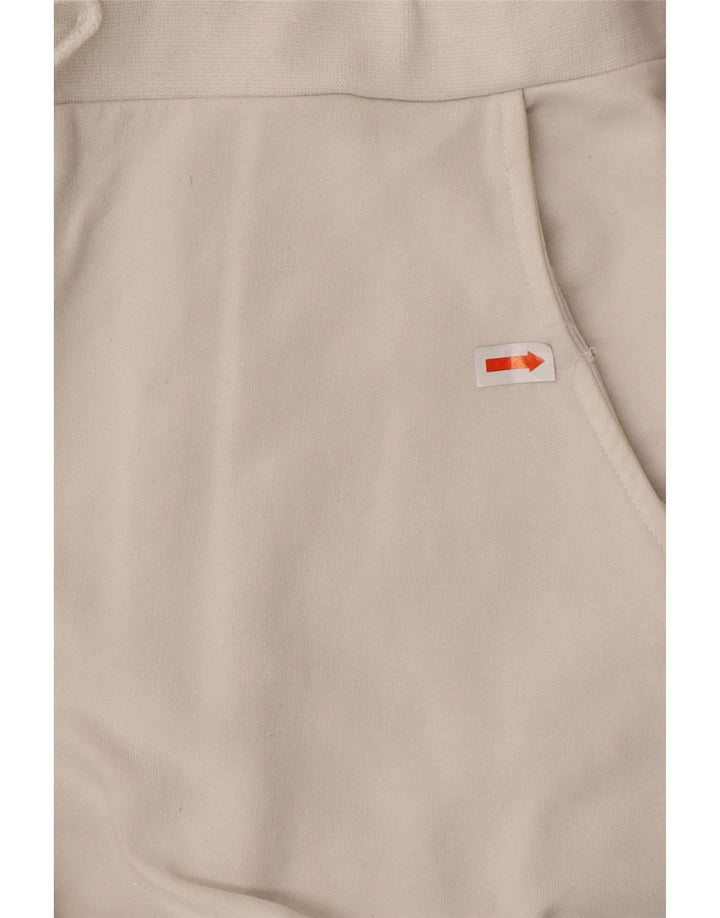 MARINA MILITARE Calça de treino feminina Joggers UK 16 Grande Branco