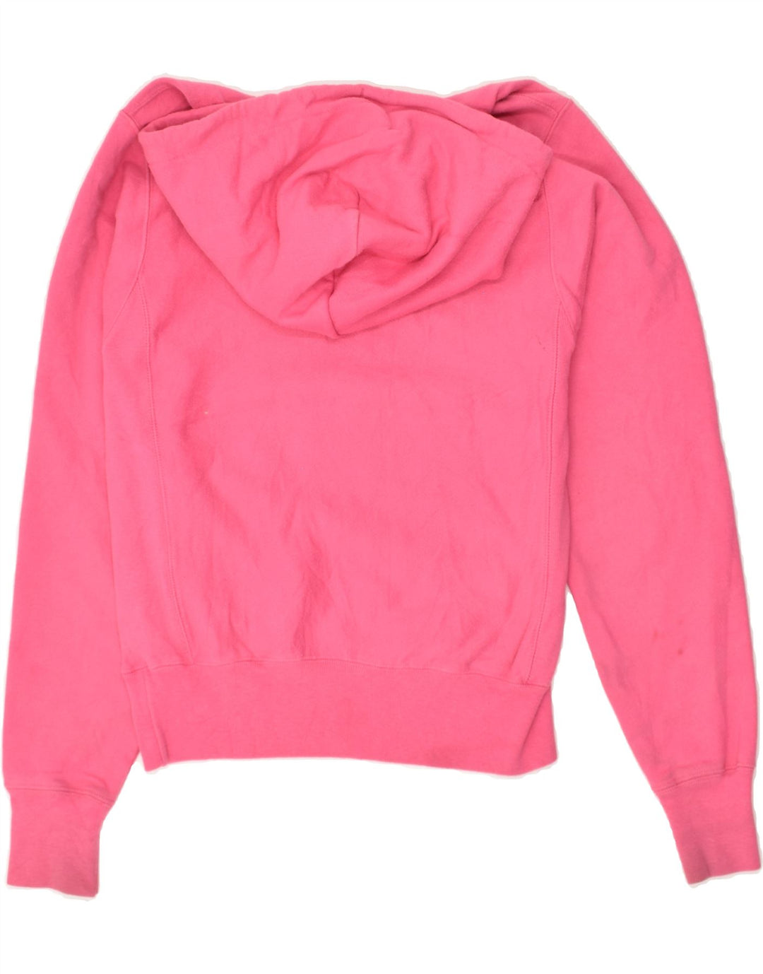 CHAMPION Womens Graphic Hoodie Jumper UK 6 XS Pink Cotton Vintage Champion and Second-Hand Champion from Messina Hembry 