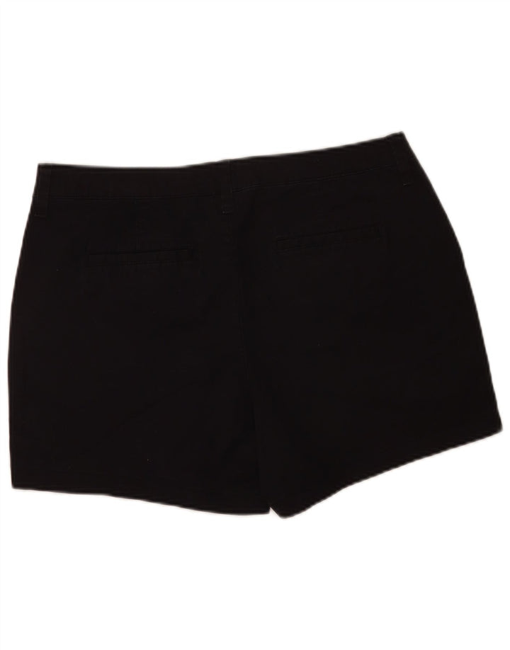 Shorts Chino Feminino Gap US 10 Grande W32 Algodão Preto