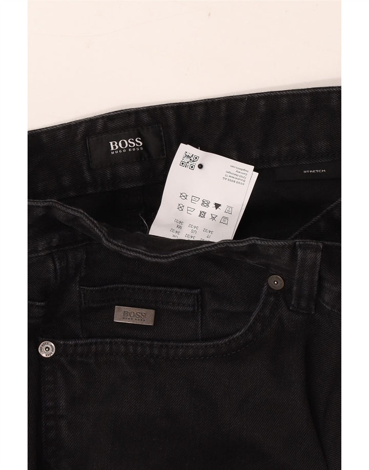 Hugo Boss Masculino Jeans Slim W34 L32 Algodão Preto