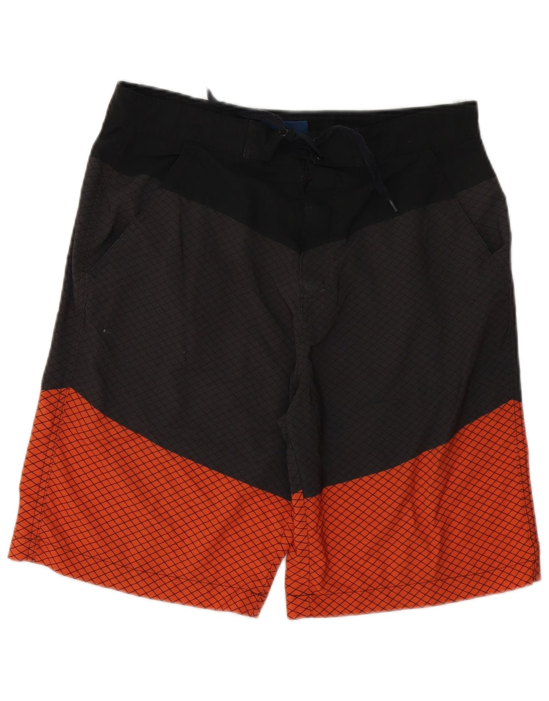 Poliéster cinza médio de Colourblock do short do esporte dos homens do armazém da montanha
