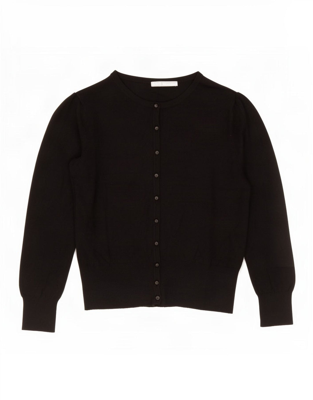 Suéter cardigã feminino Marks & Spencer Reino Unido 12 viscose preta média