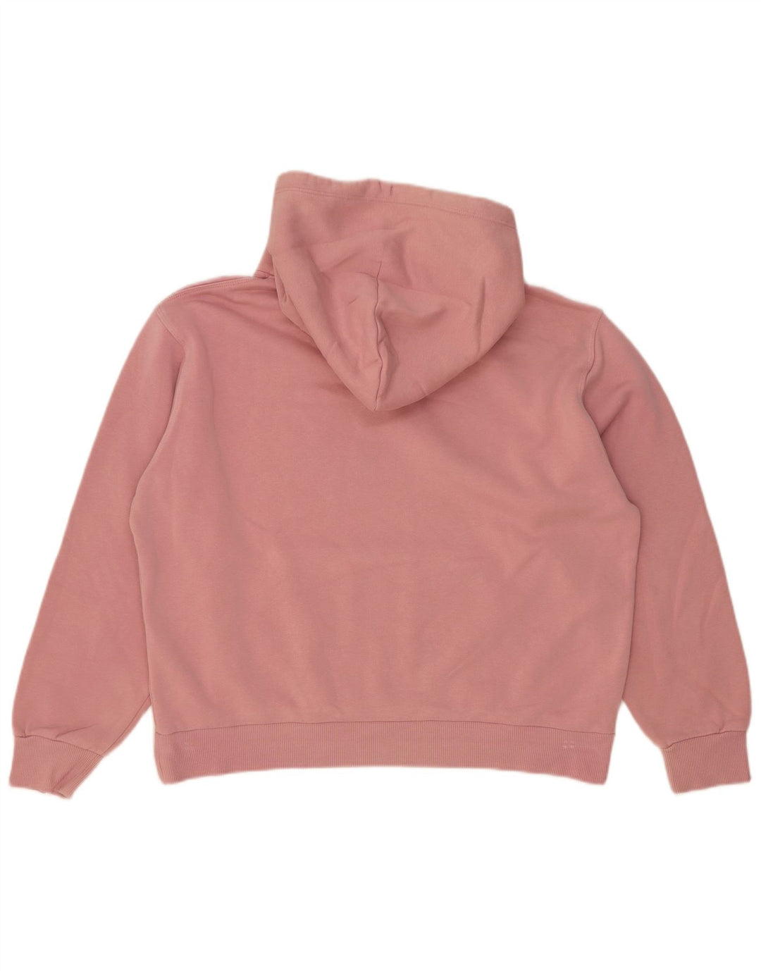 Converse feminino oversized moletom com capuz UK 14 médio algodão rosa