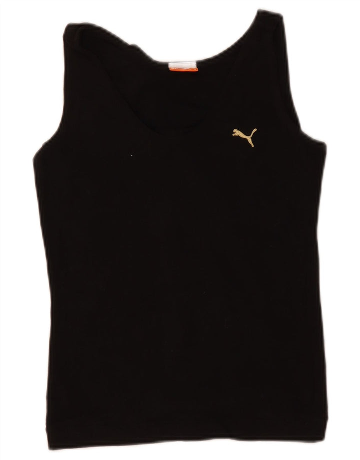 Colete feminino Puma UK 10 pequeno preto
