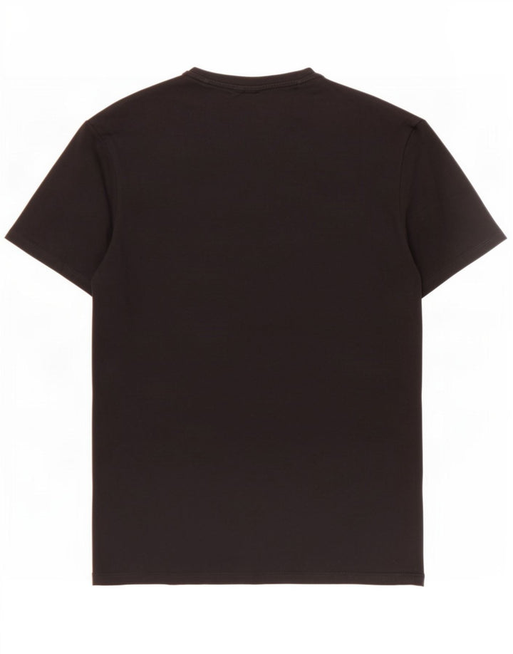 Guess Mens Camiseta Super Slim Fit Top Médio Preto