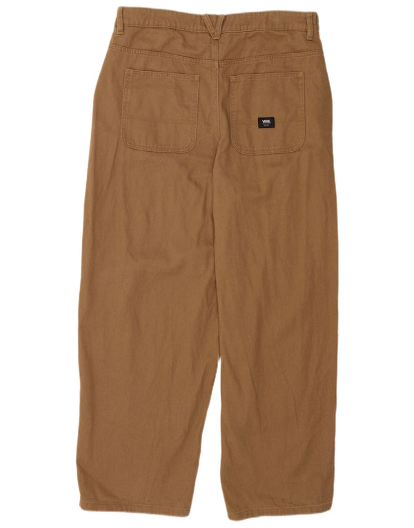 Calça Chino Reta Masculina Vans W32 L30 Algodão Bege