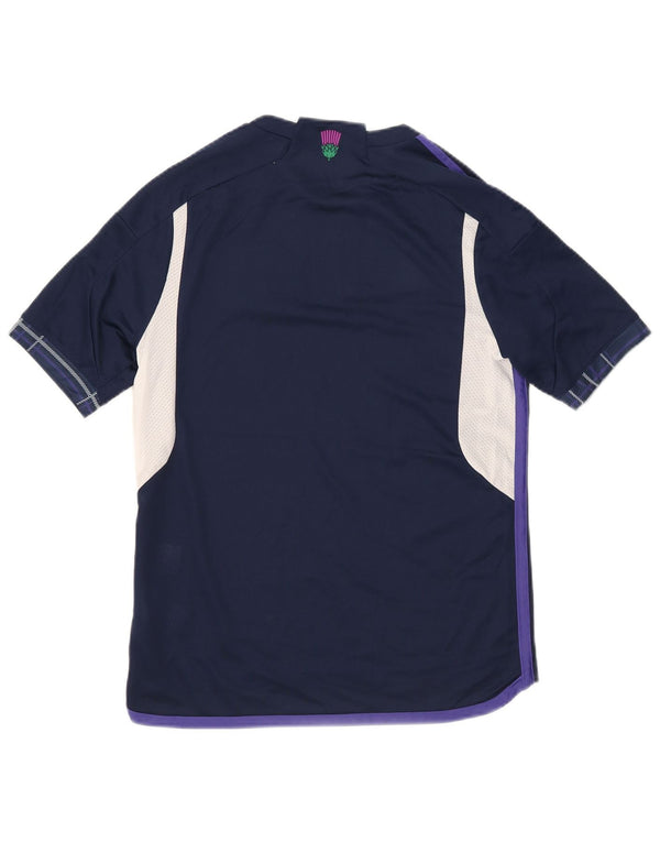 Camiseta Adidas Menino Ferrari Graphic Top 15-16 Anos Azul Marinho Colorblock