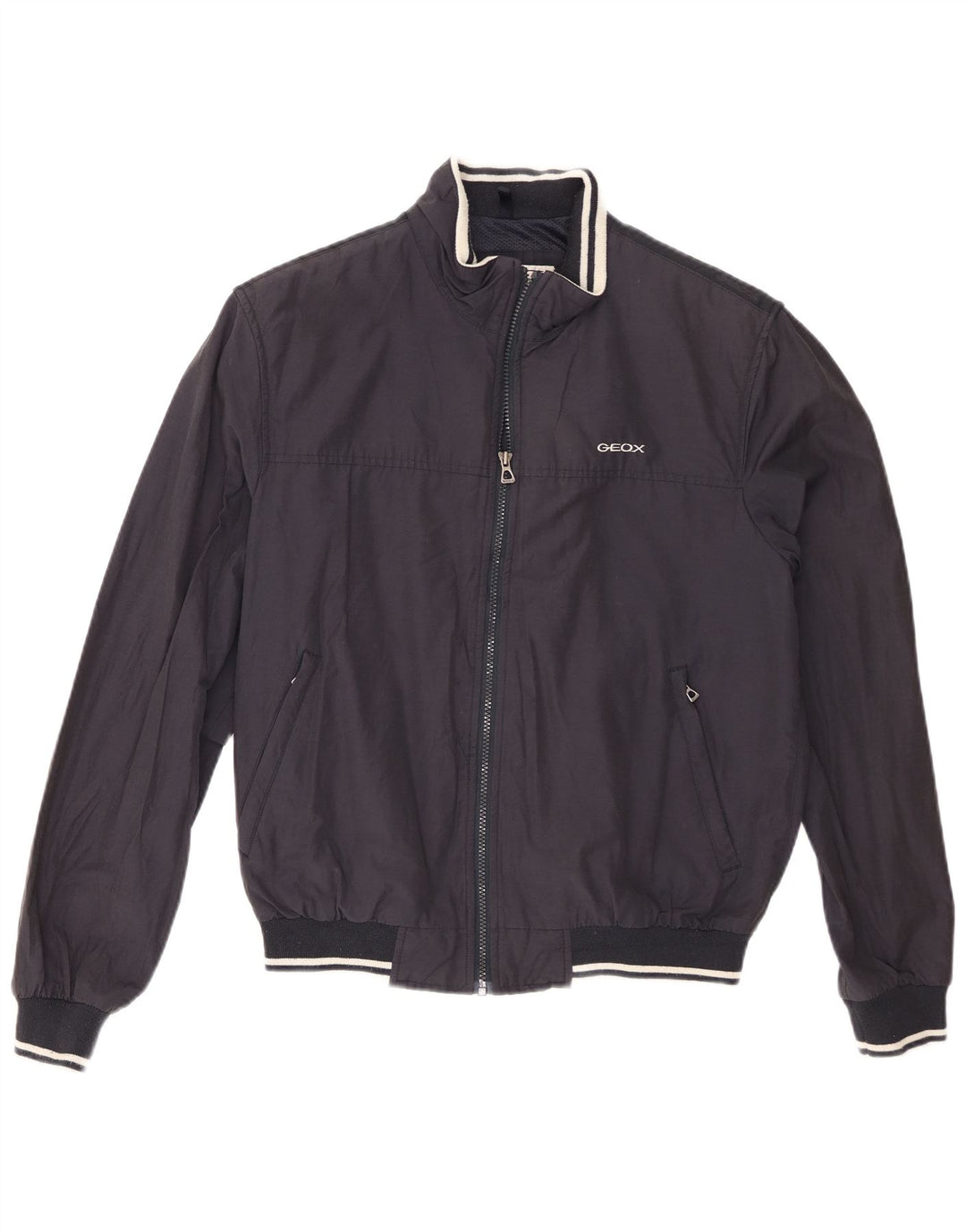 Jaqueta bomber masculina Geox UK 38 algodão azul marinho médio