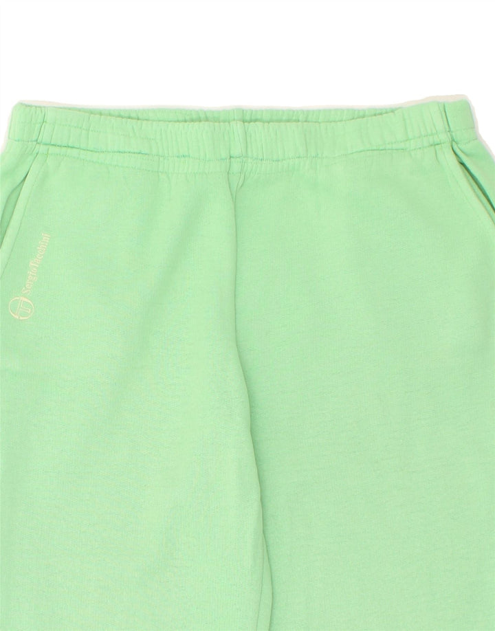 SERGIO TACCHINI Womens Tracksuit Trousers UK 14 Medium Green Vintage Sergio Tacchini and Second-Hand Sergio Tacchini from Messina Hembry 
