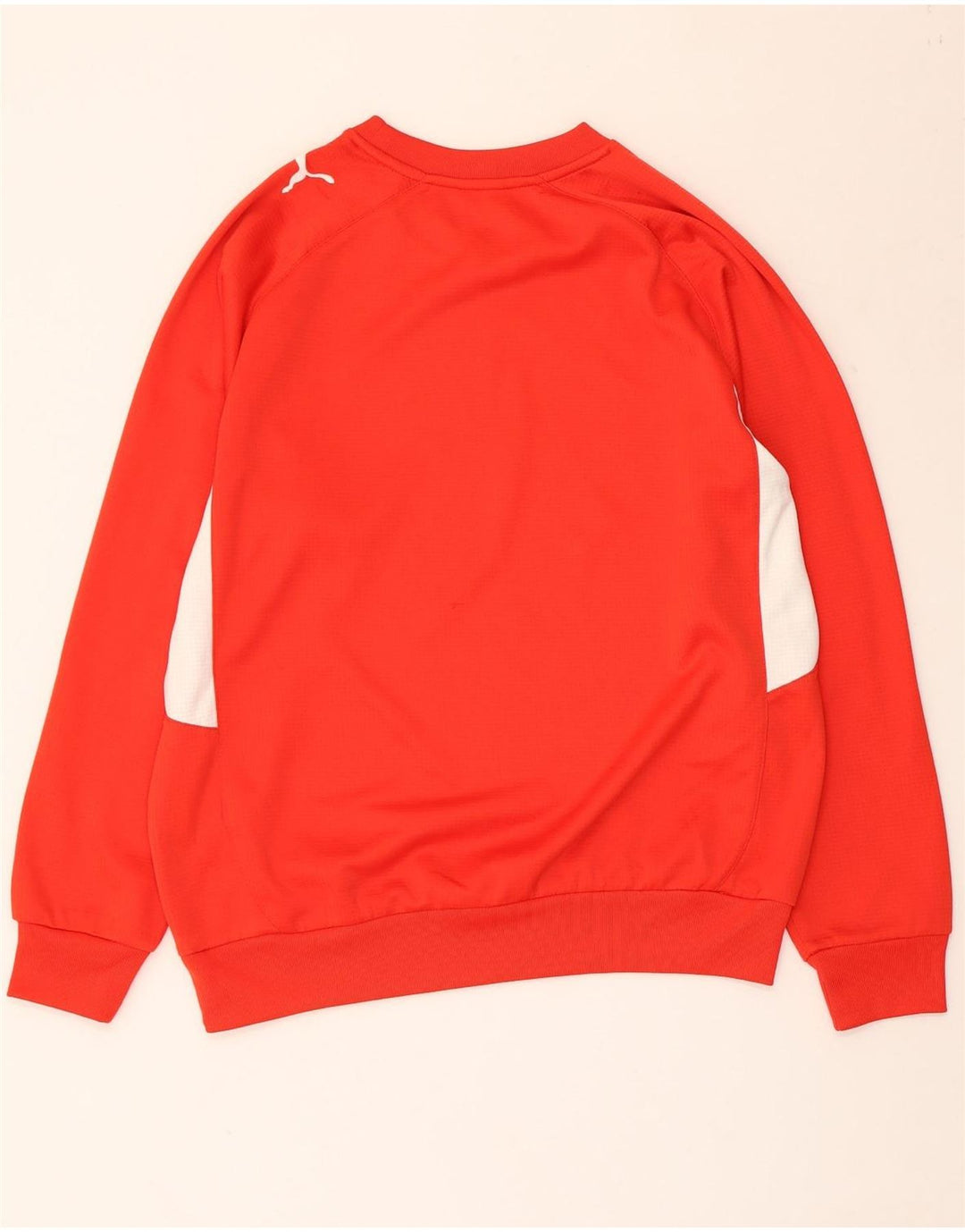 PUMA moletom masculino jumper médio vermelho colorblock poliéster