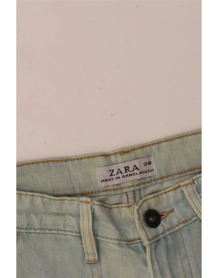 Calça Jeans Cargo Solta Zara Masculina W28 L27 Azul