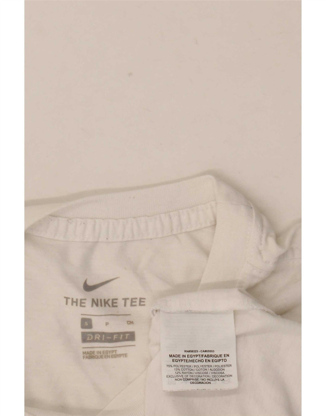 Camiseta Nike Masculina Dri Fit Graphic Top Pequeno Poliéster Branco