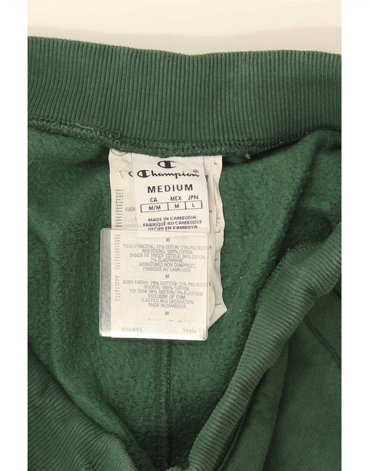 Calça esportiva masculina Champion Joggers de algodão verde médio