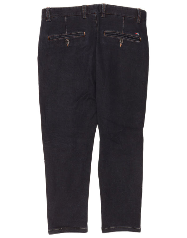 Tommy Hilfiger Masculino Capri Jeans W34 L22 Azul Marinho