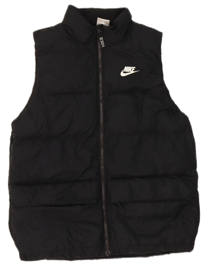Colete acolchoado NIKE Boys 13-14 anos XL preto poliéster