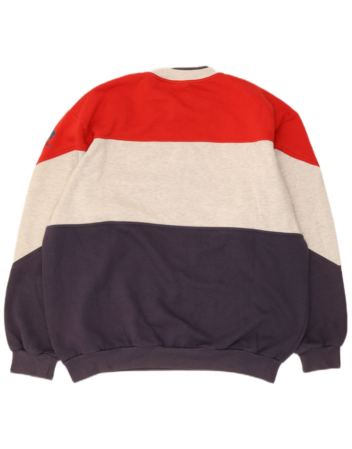 Lotto moletom gráfico masculino jumper grande bloco colorido multicolorido