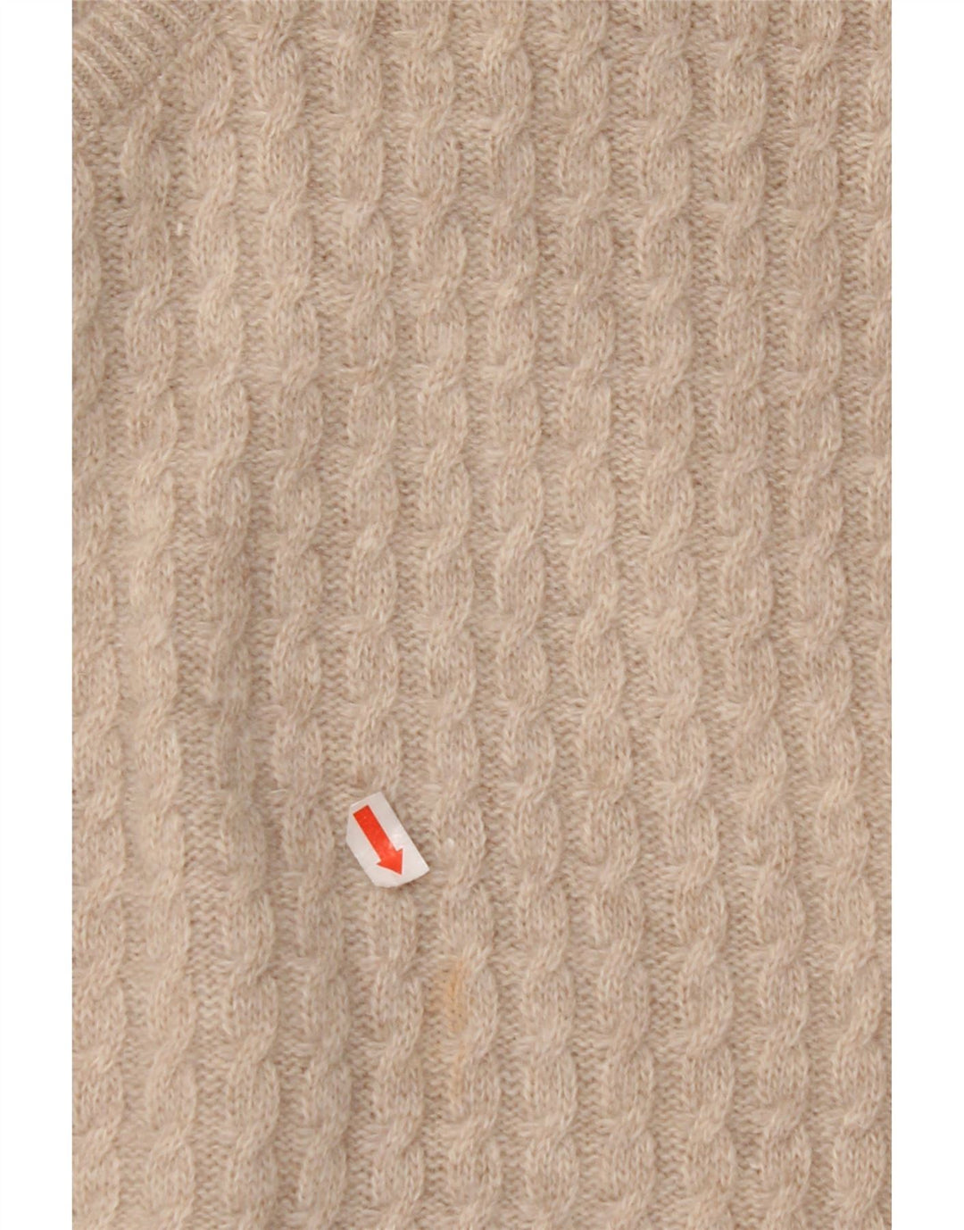 ST. Suéter cardigã feminino ANDREWS Reino Unido 18 XL bege angorá