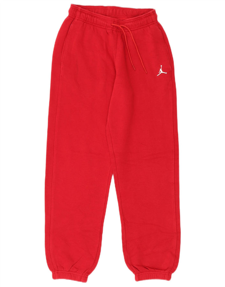 JORDAN Calça de treino feminina Joggers UK 6 XS algodão vermelho