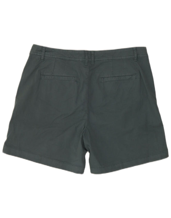 Shorts Chino Feminino Fat Face UK 12 Médio W30 Algodão Verde
