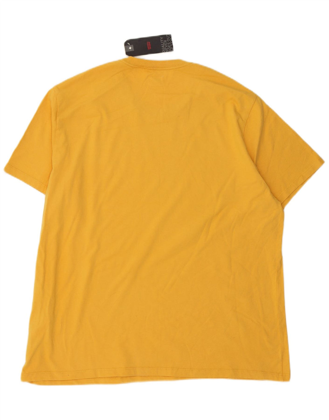Camiseta masculina Levi's Top 2XL algodão amarelo