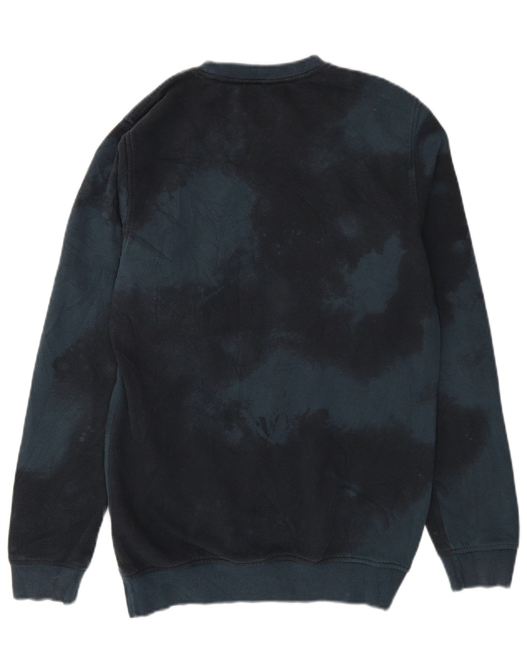 Adidas Mens Moletom Jumper Pequeno Azul Tie Dye Algodão