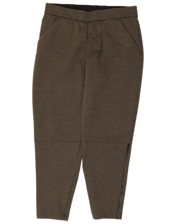 Adidas Mens Climalite Calças de treino grandes cáqui salpicadas