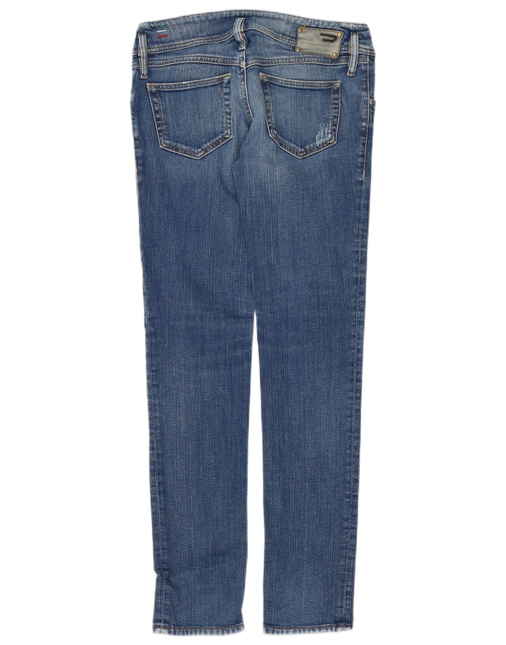 DIESEL Feminino Matic Slim Jeans W29 L32 Azul Algodão