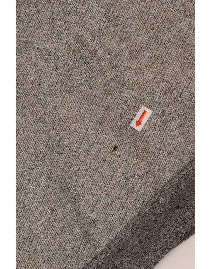 WHISTLES Suéter gráfico feminino oversized UK 8 pequeno cinza