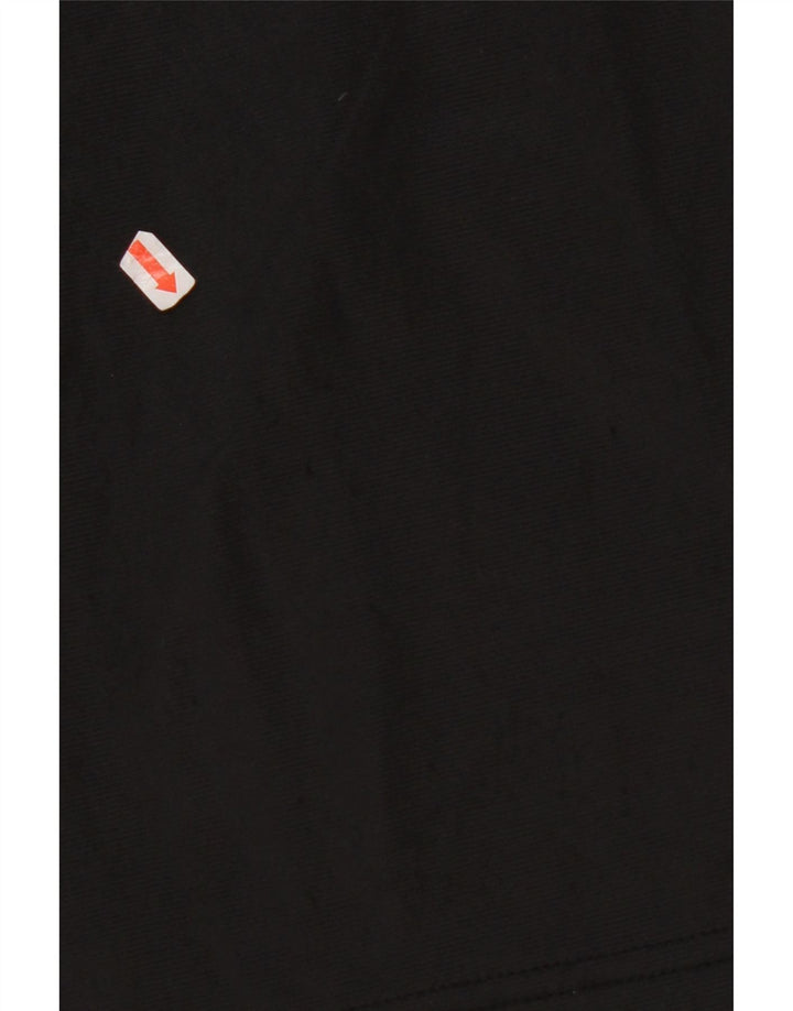 REEBOK Mens Treino Top Jaqueta Médio Preto Colourblock Poliéster