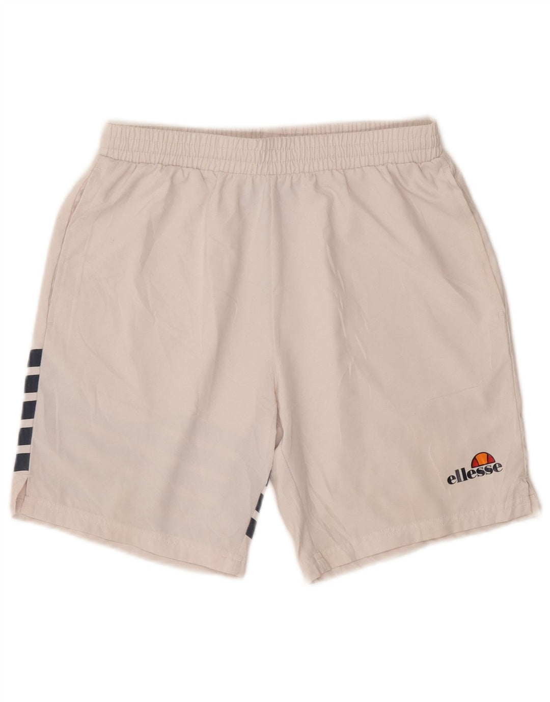 Ellesse Mens Sport Shorts Pequeno Poliéster Branco
