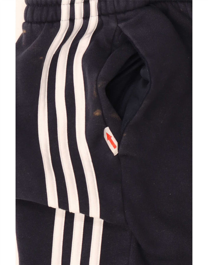 Adidas Mens Treino Calças Joggers Médio Azul Marinho Algodão