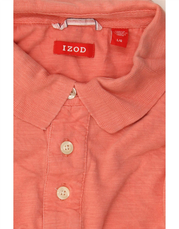 Camisa polo masculina IZOD grande laranja
