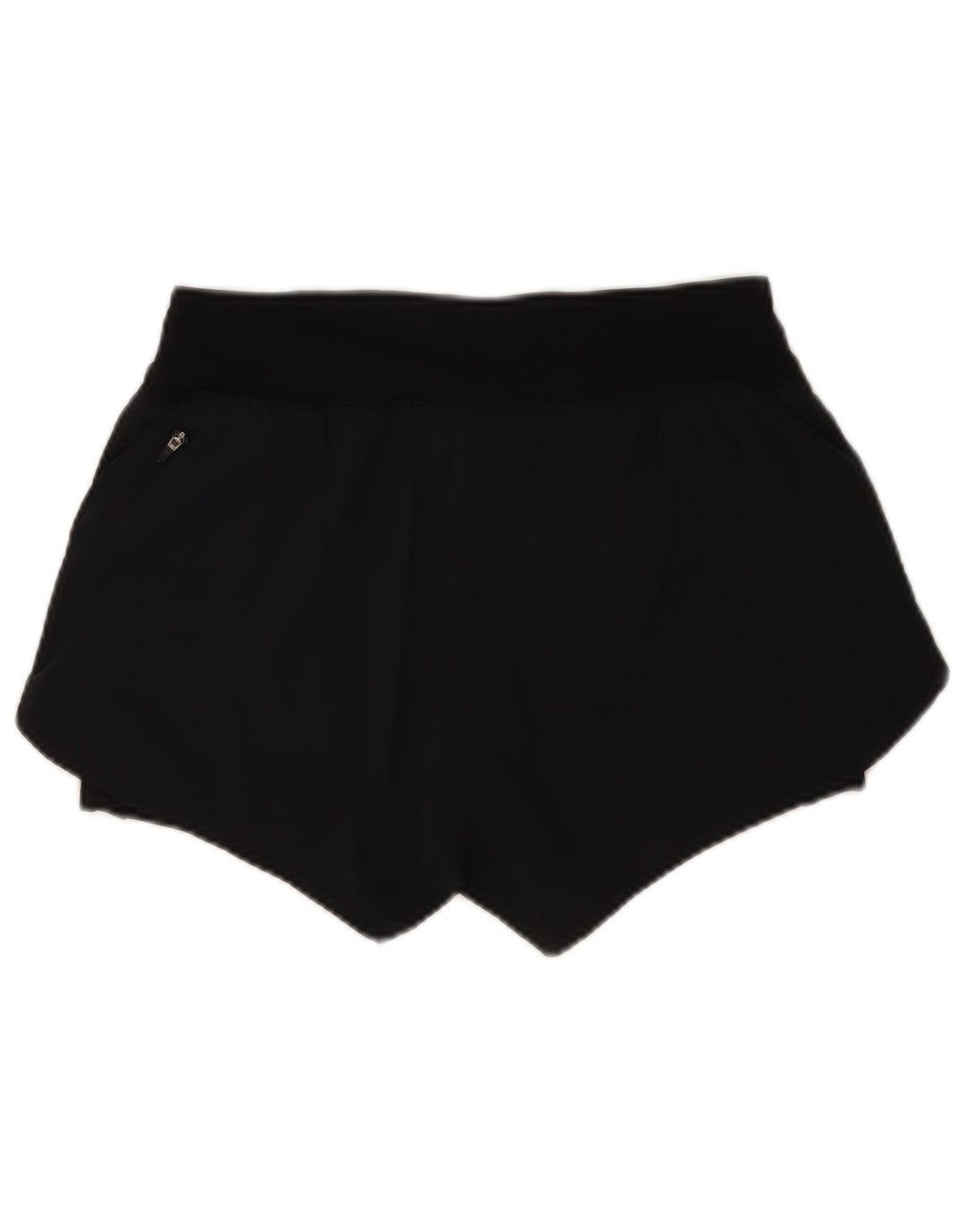 Shorts esportivos femininos Nike Dri Fit UK 12 poliéster azul marinho médio