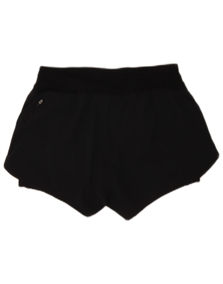 Shorts esportivos femininos Nike Dri Fit UK 12 poliéster azul marinho médio